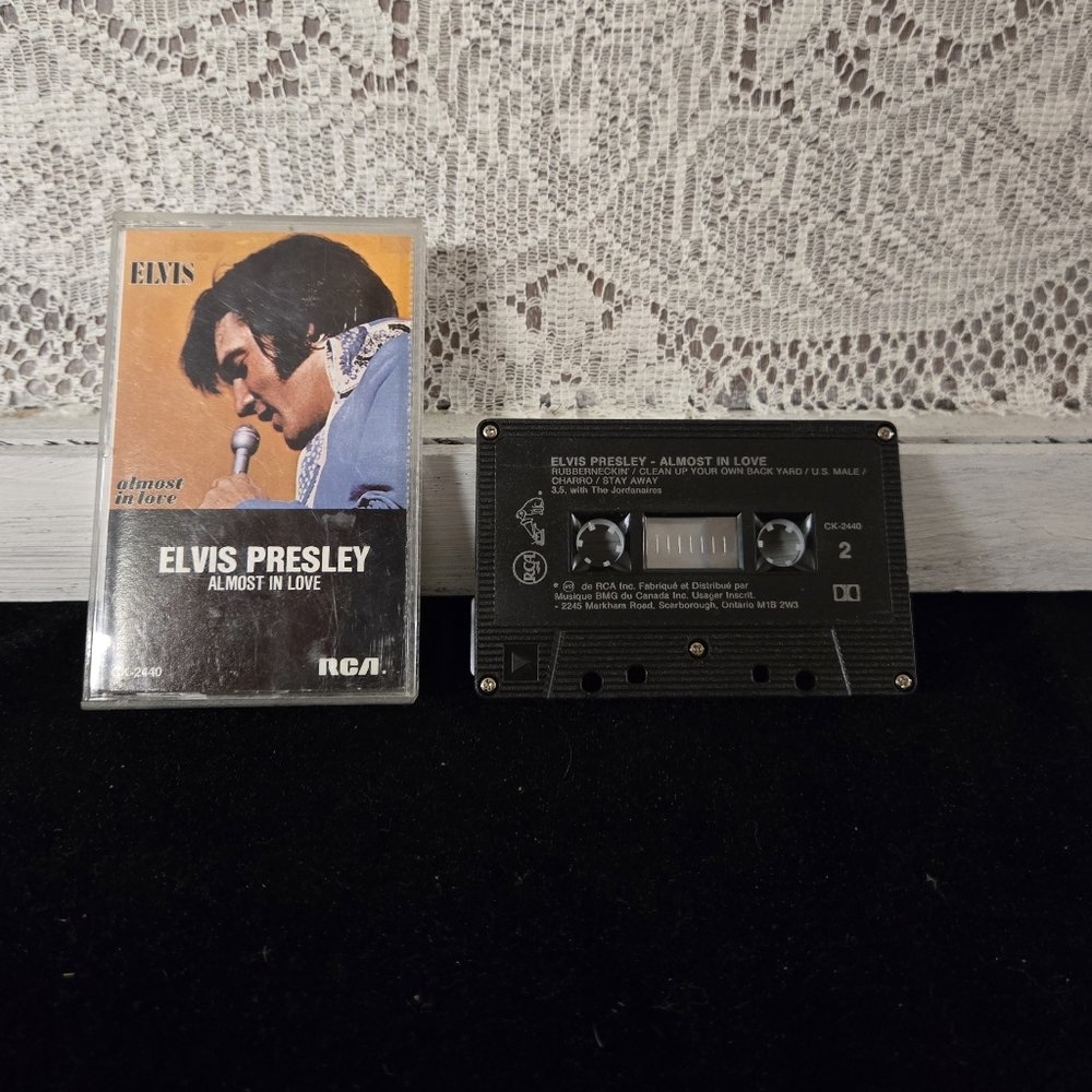Elvis Presley “Almost in Love” Vintage Cassette Tape RCA CK-2440 (1987)